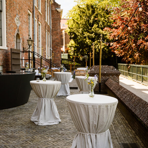 Statafelhoes - gebroken wit losvallend linnen